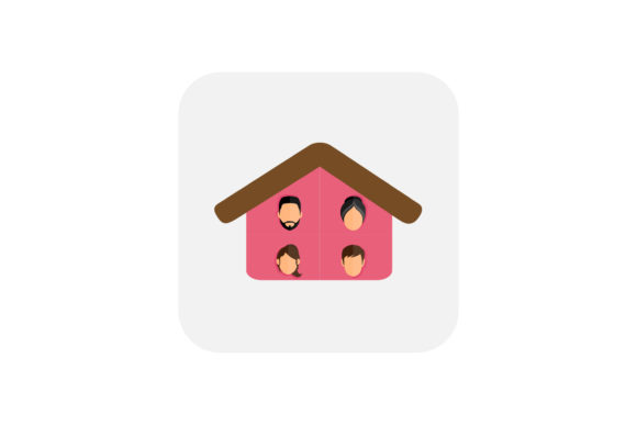 Download Parents and Children Home Icon - Premium Resources