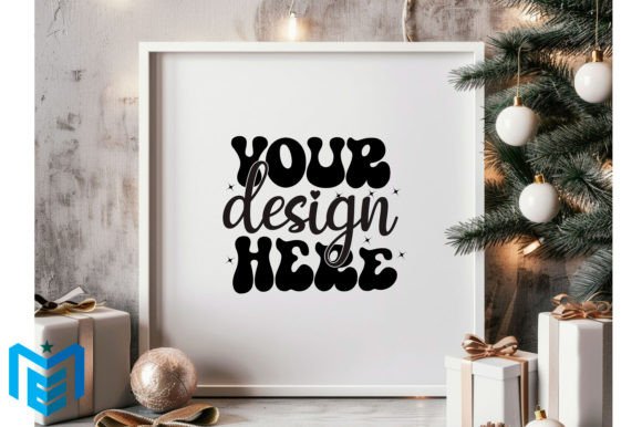 Download Christmas Wood Frame Mockup - Wood Collection