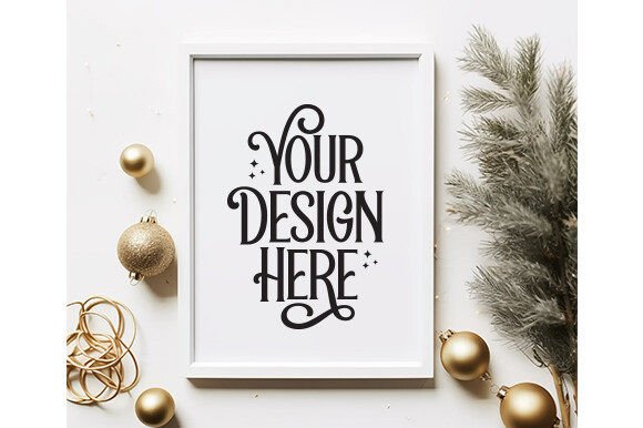 Download Christmas Wood Frame Mockup - Wood Collection