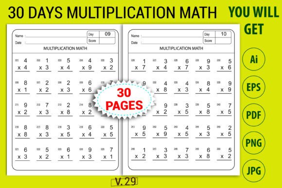 Download Multiplication Math for Kids Home Work - Kids home Collection